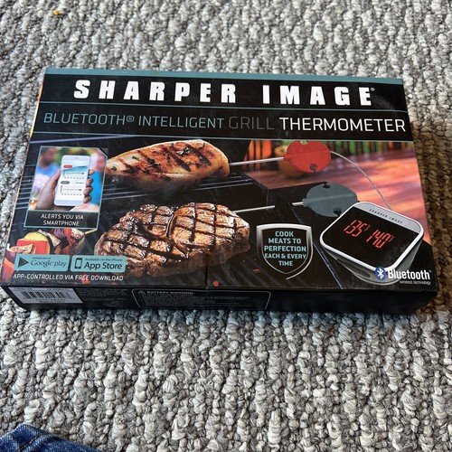 Grill Thermometer Sharper Image Bluetooth Intelligent Apple/Android Capability - Picture 2 of 3