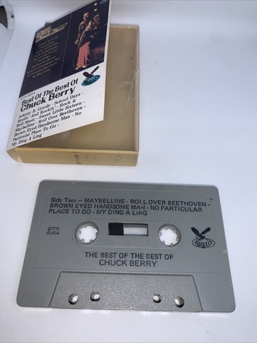 The Best Of The Best Of Chuck Berry Gusto Records GT0004 Cassette Tape - Picture 2 of 3