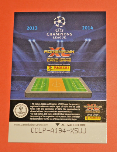 Panini Adrenalyn XL Fußball Champions League 2013/2014-Bastian Schweinsteiger - Bild 2 von 2
