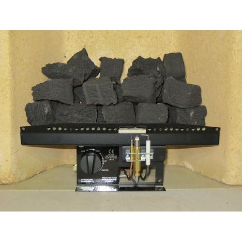 LPG Gas Fire 16" Living Flame T3 TAPERED Inset Tray Coal Or Logs Contempary Gas - Picture 8 of 18
