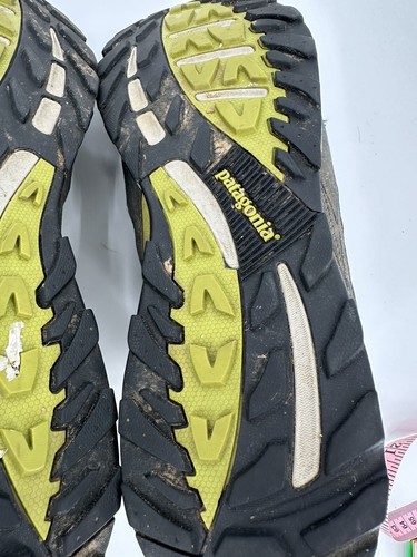 Patagonia Gore Tex Men's Hiking Trail Running Shoes Black Jasper Green Size 14 - Picture 10 of 13