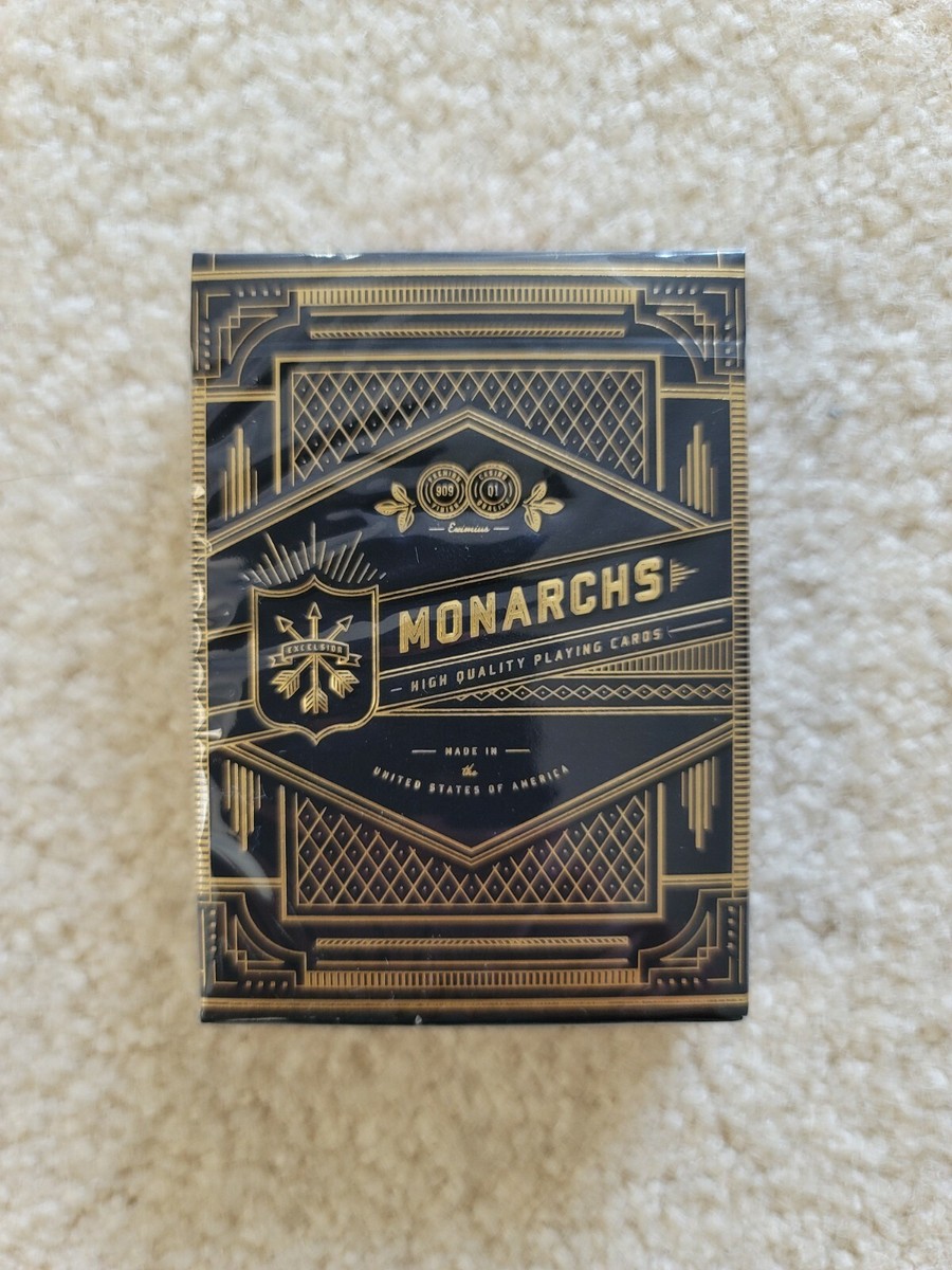 Monarch Playing Cards v1 Blue Theory 11 MINT Sealed | eBay