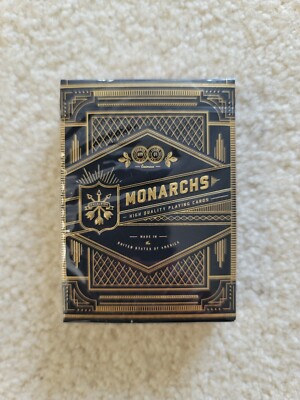 Monarch Playing Cards v1 Blue Theory 11 MINT Sealed
