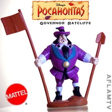 Pocahontas Governor Ratcliffe Figure Mattel Figurine Rare Vintage Disney