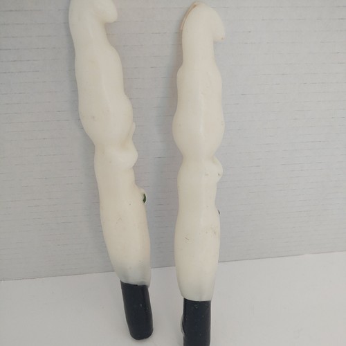 Happy Halloween! Two CANDLES - Casper like.Ghosts w/ Jack o' Lanterns - No Box - Picture 6 of 8