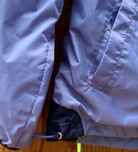 Vintage Wilson Windbreaker Gr. MED blau Farbblock leicht gefüttert Tennis Track - Bild 5 von 6