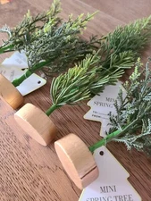 NEW 4x Target Dollar Spot Bullseye Playground Mini Spring Trees faux greenery