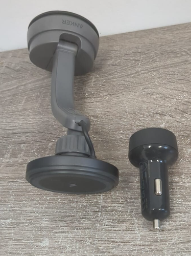 Anker 613 Magnetic Wireless Car Charger Black Charging Mount+Car Charger (MagGo)