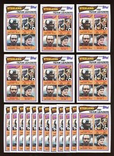 Lot of 18: 1982 Topps PITTSBURGH STEELERS Football Cards #202 ~ NM-NM/MT ~