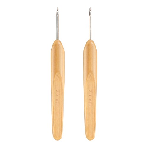 JubileeYarn Steel Crochet Hooks w/Bamboo Handle - 2pc Sets - Picture 26 of 138