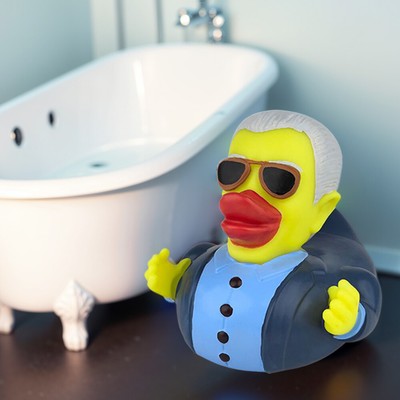Trump Rubber Duck Baby Badespielzeug Rubber Duckies für Kinder (Sonnenbrille Bid