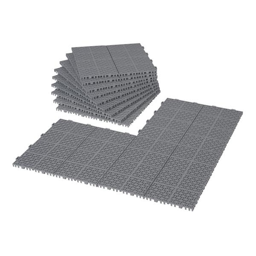 Azulejos de cubierta entrelazados de plástico para pavimentadoras de pisos de patio 12 piezas - Imagen 15 de 20