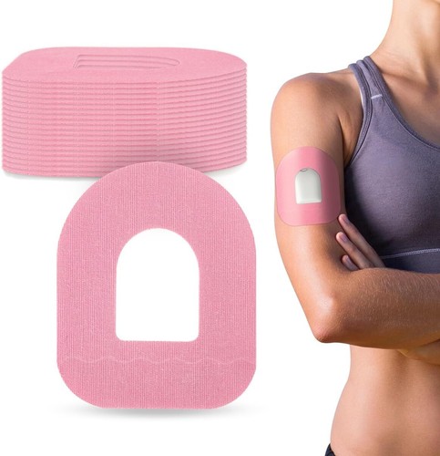 20 Pack Adhesive Patches for omnipod 5 - Waterproof Sensor Covers, Easy to Use