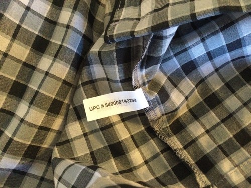 NWT Hanes Button Short Sleeve Gray/black Plaids Cotton Blend Lounge Top Size L/G - Picture 9 of 9