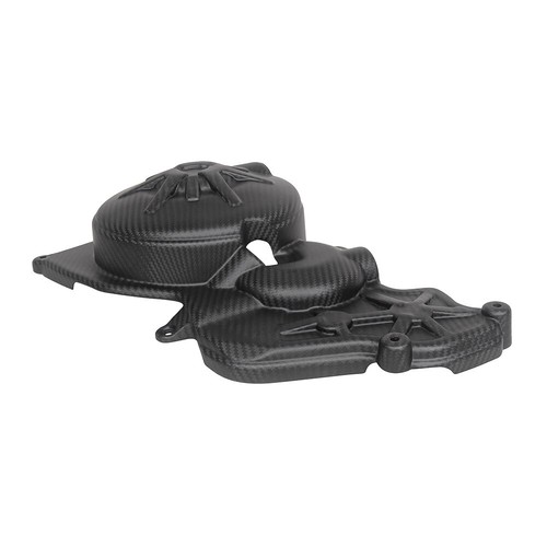 For Aprilia RSV4 2022 Engine Cover Protect Modify 100% Carbon Fiber Matte - Picture 4 of 7