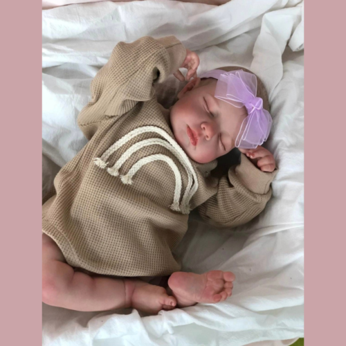 49cm Lifelike Reborn Doll Baby Silicone Vinyl Full Body or Cloth Soft Touch Skin - Picture 3 of 10