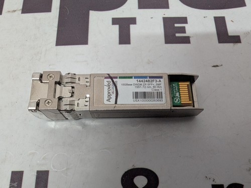 1442482F3 Adtran Compatible - 10G Base DWDM ZR SFP+ SMF 1551.72nm 80km - Picture 1 of 5