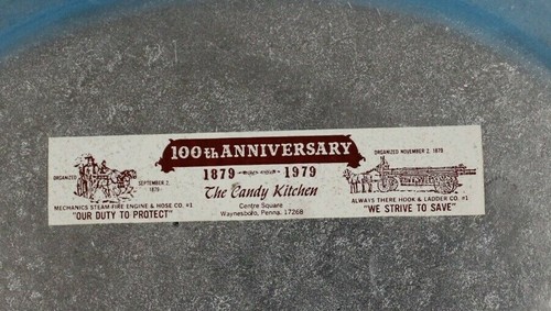Always There Hook and Ladder Co 1979 #1 placa de aniversario de peltre Waynesboro PA - Imagen 4 de 4