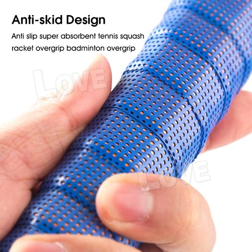 8x Anti-slip Racket Grip Tape Badminton Tennis Over Squash Racquet Rod Sweatband - Picture 5 of 11