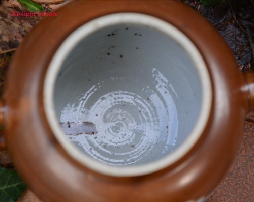 A fine Chinese globular Batavian teapot chocolate-brown iron-red Qianlong - Picture 4 of 23