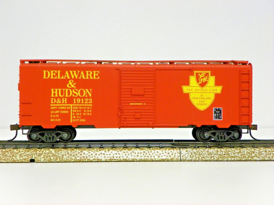 ROUNDHOUSE HO R-T-R ''DELAWARE & HUDSON'' 40' SINGLE DOOR BOXCAR #19123