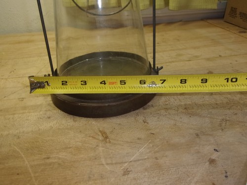 vintage hanging clear glass candel lantern or bee wasp trap - Picture 11 of 11