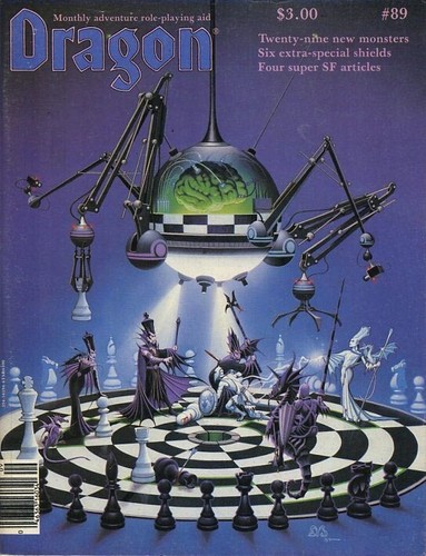 DRAGON MAGAZINE #89 EXC! TSR Dungeons Dragons D&D Module Game 1984 Adventure - Picture 1 of 2