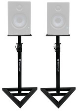  2 Rockville Adjustable Studio Monitor Speaker Stands For Presonus Eris E4.5