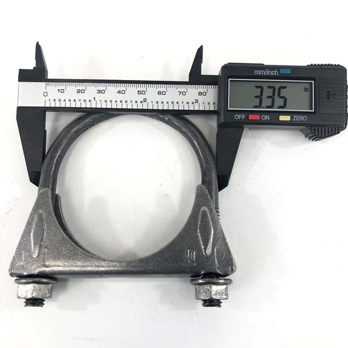 Fit 2.5" I.D. Universal Exhaust Hanger U Bolt Clamp 3/8" U Bolt Size 1 Piece - Picture 3 of 12