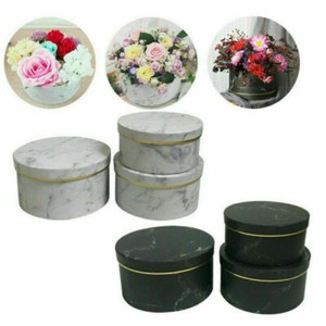 Florist Hat Boxes Set Of 3 Christmas Flowers Gifts Living Vase Gift Box Wedding Ebay