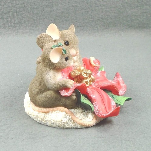 2000 Charming Tails THE SEASON OF LOVE Christmas figurine 87/108 Fitz & Floyd - Imagen 5 de 6