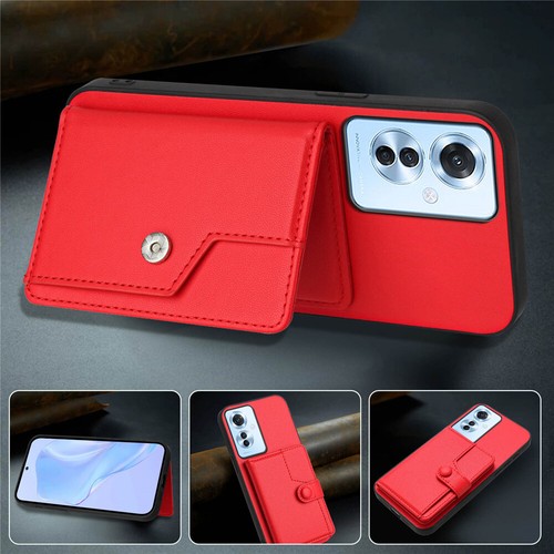 For OPPO Reno 12 11F A18 A38 A58 A78 A80 A79 A17 Leather Wallet Case Stand Cover - Picture 81 of 87