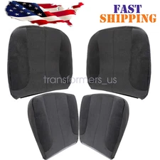 For 2004 2005 Dodge Ram 1500 2500 SLT Both Side Cloth Seat Cover Dark Gray