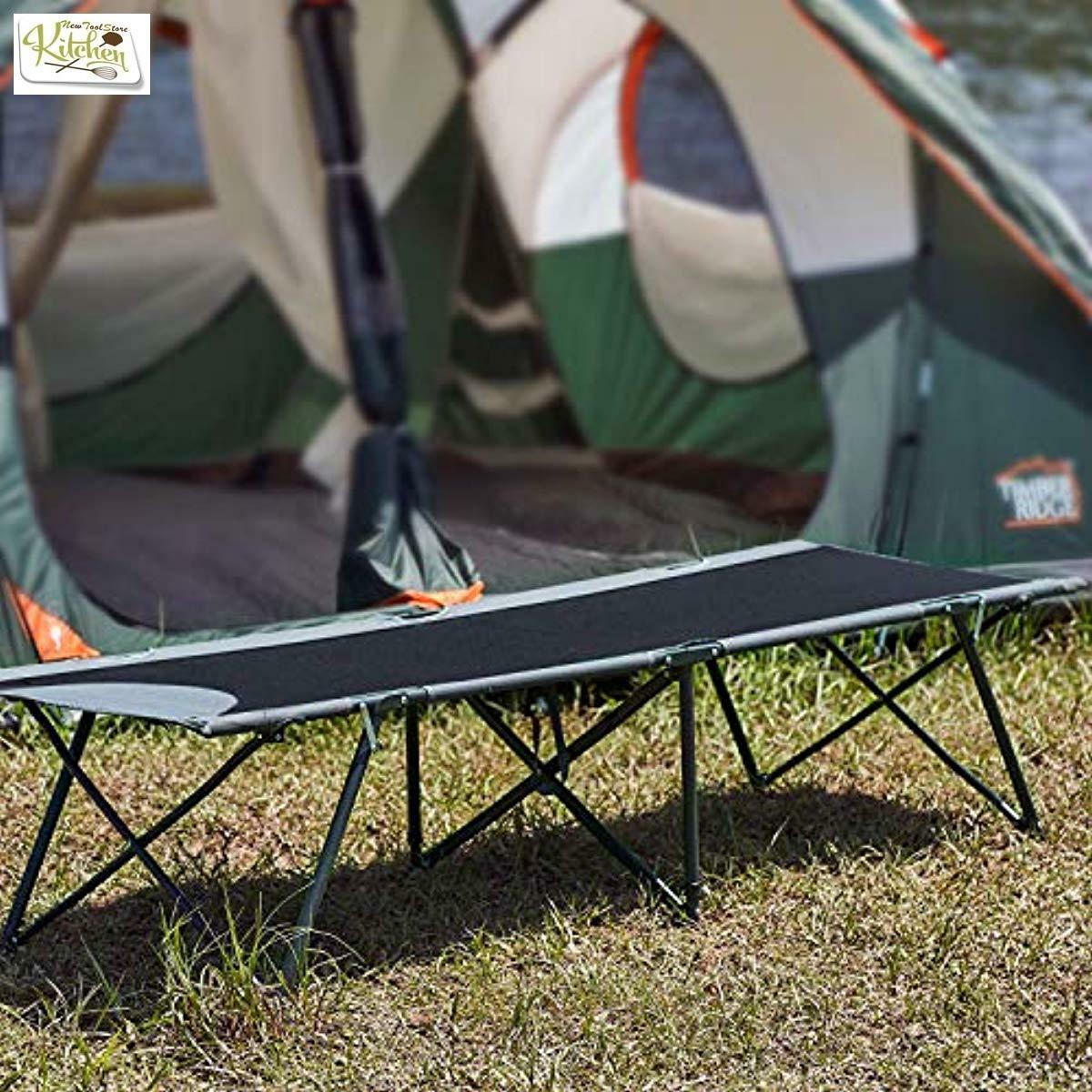 Camping Cot Folding Portable Travel Military Adult Cot Bed + Carry Bag sup 300lb Camping Cot Folding Portable Travel Military Adult Cot Bed + Carry Bag sup 300lb