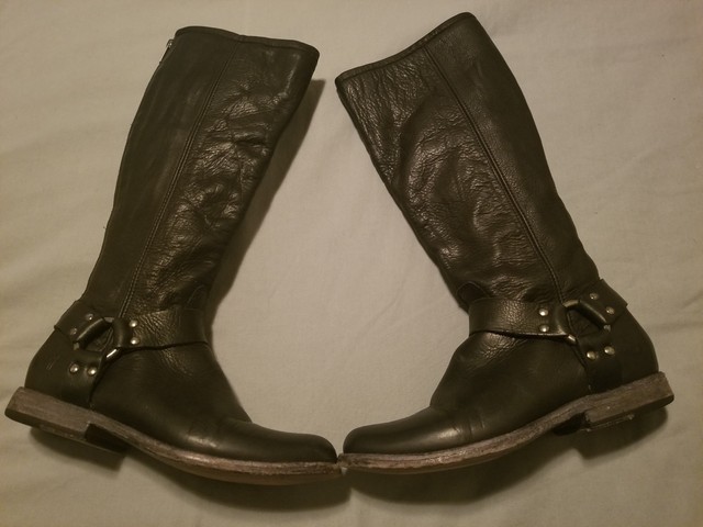 frye phillip harness tall wide calf