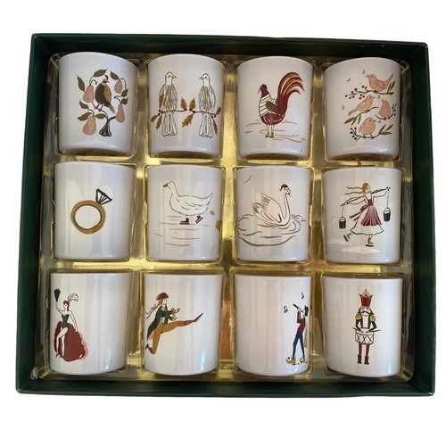 12 Days of Christmas Vanilla Wishes Scented Opal House Never Used - Picture 1 of 9