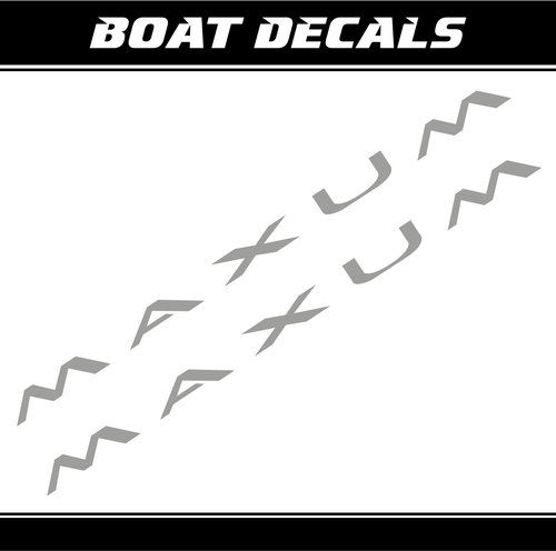 Pegatina Maxum 200cm boat sticker set XXL barco repuesto calcomanía marina vinilo ORACAL - Imagen 5 de 10