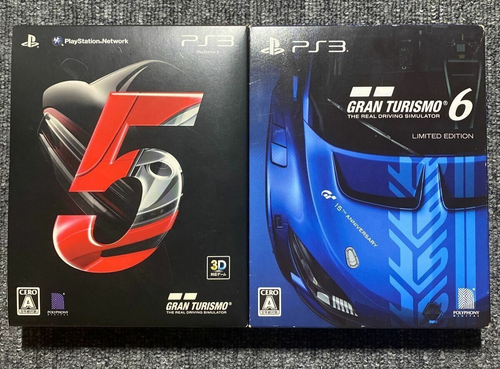 Lot2 Gran Turismo 5 6 First Limited edition set PS3 PlayStation 3 GT Anniversary - Picture 1 of 3