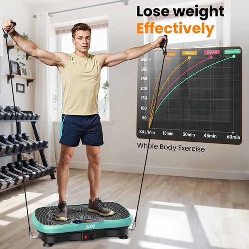 200W Vibration Plate Fitness Machine with Remote Control for Effective Workouts - Picture 6 of 11