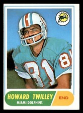 1968 Topps Football #39 Howard Twilley EX *d4