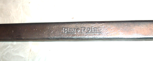 antigua llave de clavija punta azul nºi16 1/2" 14" longitud - Imagen 2 de 5