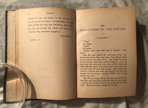MARK TWAIN: The Adventures of Tom Sawyer - Erschienen i. Jahr d. Erstausg. 1876 - Picture 2 of 6