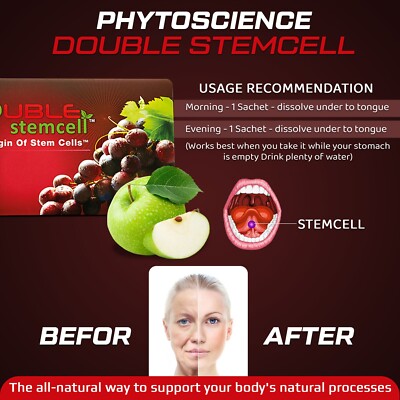 Expiry2028] 60 packs Phytoscience Double Stem Cell StemCell Anti