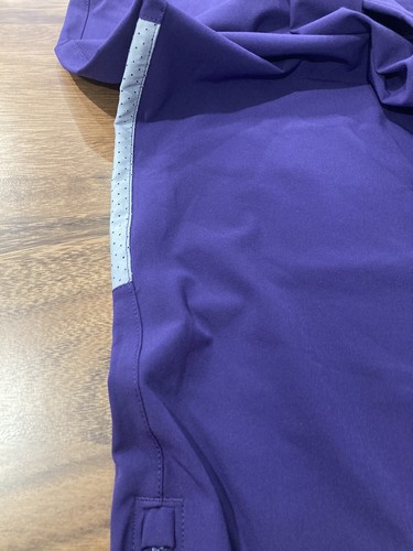 MENS UNDER ARMOUR NORTHWESTERN COLORS TRACK PANTS S SMALL PURPLE NWT $60 - Picture 4 of 9