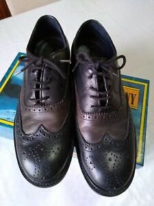 Cinti scarpe uomo vera pelle stile inglese 43 nero cuoio manifattura Italiana | eBay