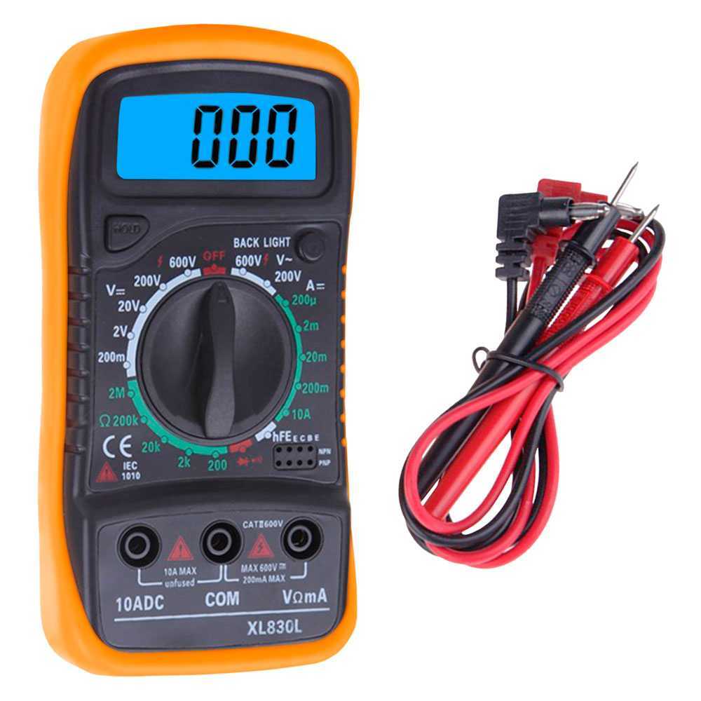Polimetro Digital Multimetro Profesional Tester Voltimeter Medidor Tension AC DC