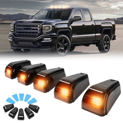5x Luz marcadora LED inalámbrica de techo de cabina con energía solar para GMC Sierra 1500 2500 - Imagen 1 de 17