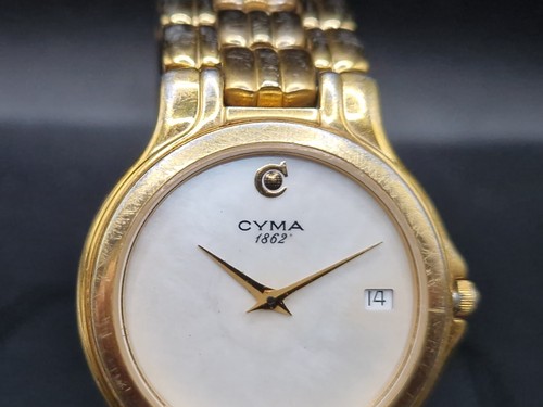 CYMA LE LOCLE Watch 02-0139-002 Quartz Mens/Unisex 32mm Swiss Made c.1980/90s - Picture 12 of 18