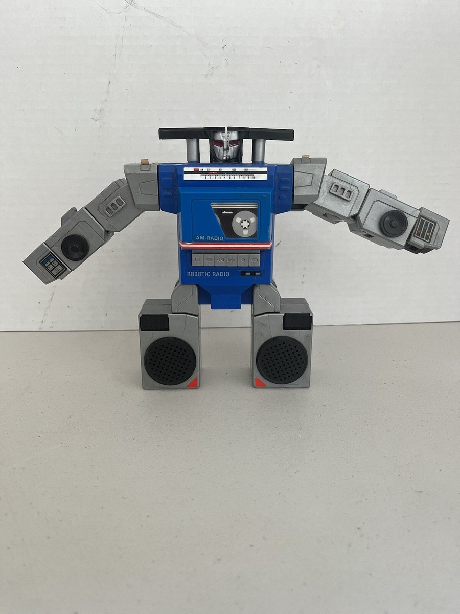 RARE Vintage 1984 AM Radio Robot Transformer Tai Fong Boom