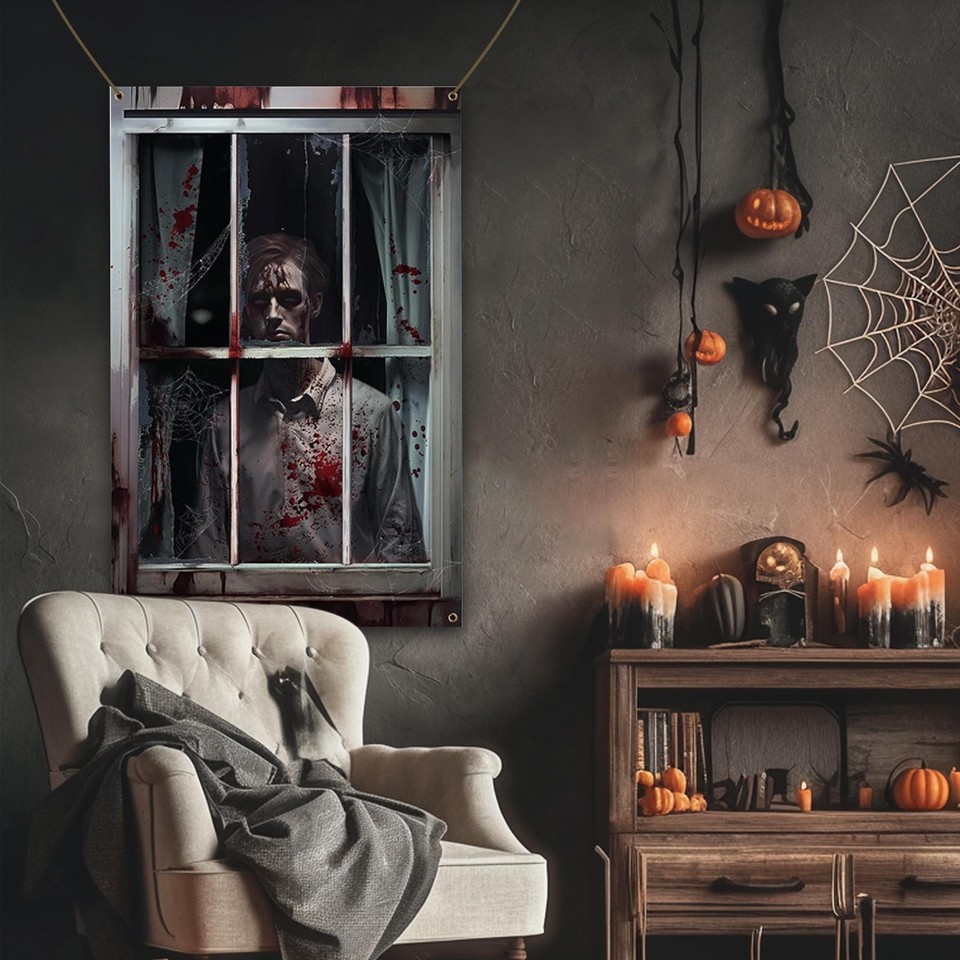 Wall Backdrop for Party Gothic Party Wall Backdrop Horror Photo Booth